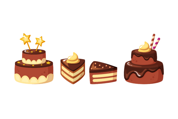 Cake Dessert Pastry Design Graphics Freebies