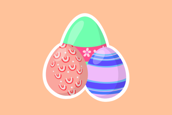 Easter Egg Cute Bundle Icon Graphics Freebies