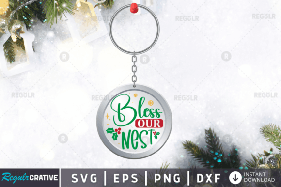 FREE Bless Our Nest Svg Design for Crafts and Graphics