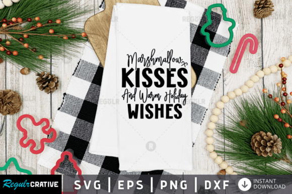 FREE Marshmallow Kisses and Warm Svg Graphics