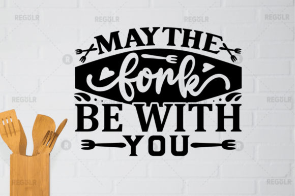 FREE May the Fork Be with You Svg: Graphics and Crafts