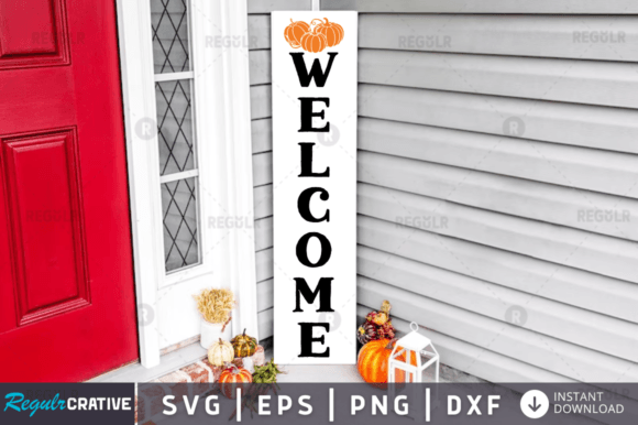 FREE Welcome,Fall Sign Svg Design