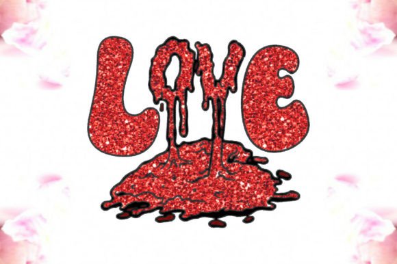 Gothic Valentine's Day Sublimation Graphics
