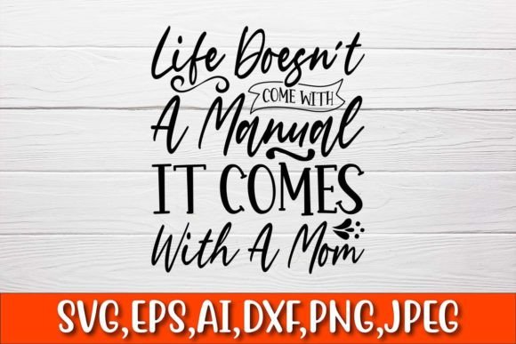 Life Doesn't Come with a Manual It Comes