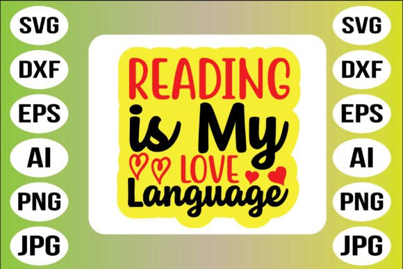 Reading is My Love Language Graphics and Crafts