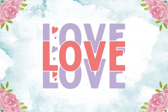 Valentine’s Day SVG Retro Love Heart